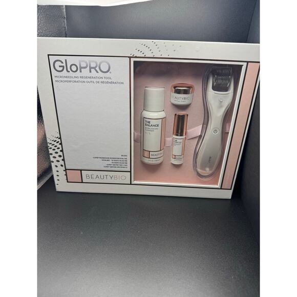 Beauty Bio GloPRO Micro needling Regeneration Tool 5 pc set new & sealed - Picture 1 of 12